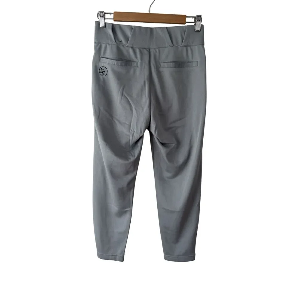 Dirty Mids Adult Baseball Pants Grey size small